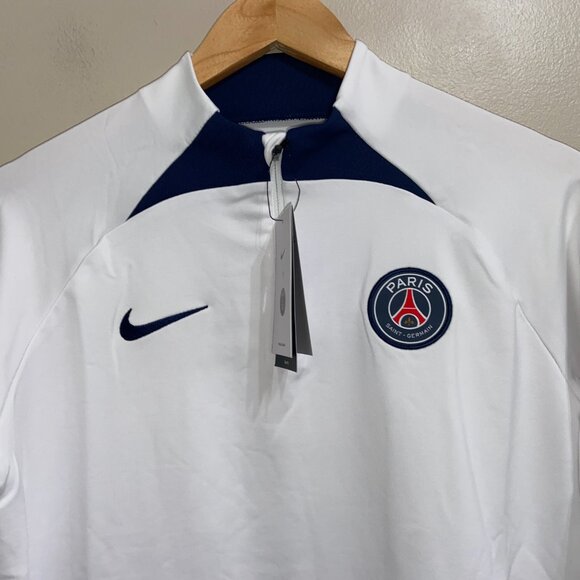 Nike Paris Saint Germain Strike Dri-FIT Soccer Drill Top Men's M DM2458-101 NEW - Picture 2 of 14